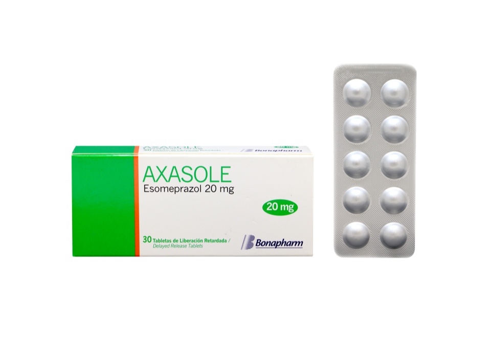 Axasole 20mg Tabletas de liberación retardada Inkafarma