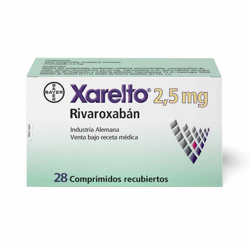 Xarelto Mg Comprimidos Recubiertos Inkafarma