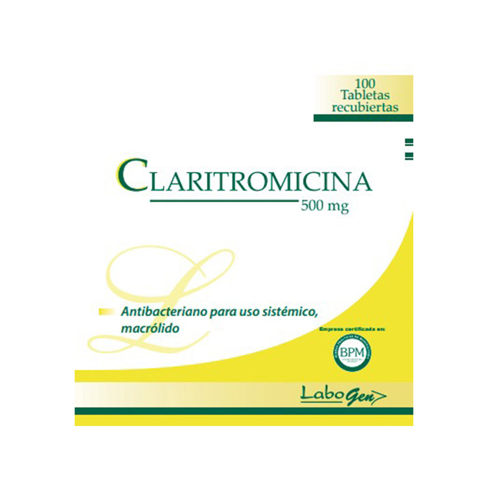 Claritromicina Mg Tableta Recubierta Inkafarma