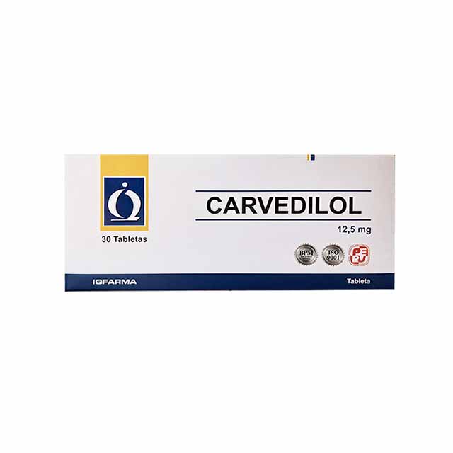 Carvedilol 12 5mg Tableta Mifarma