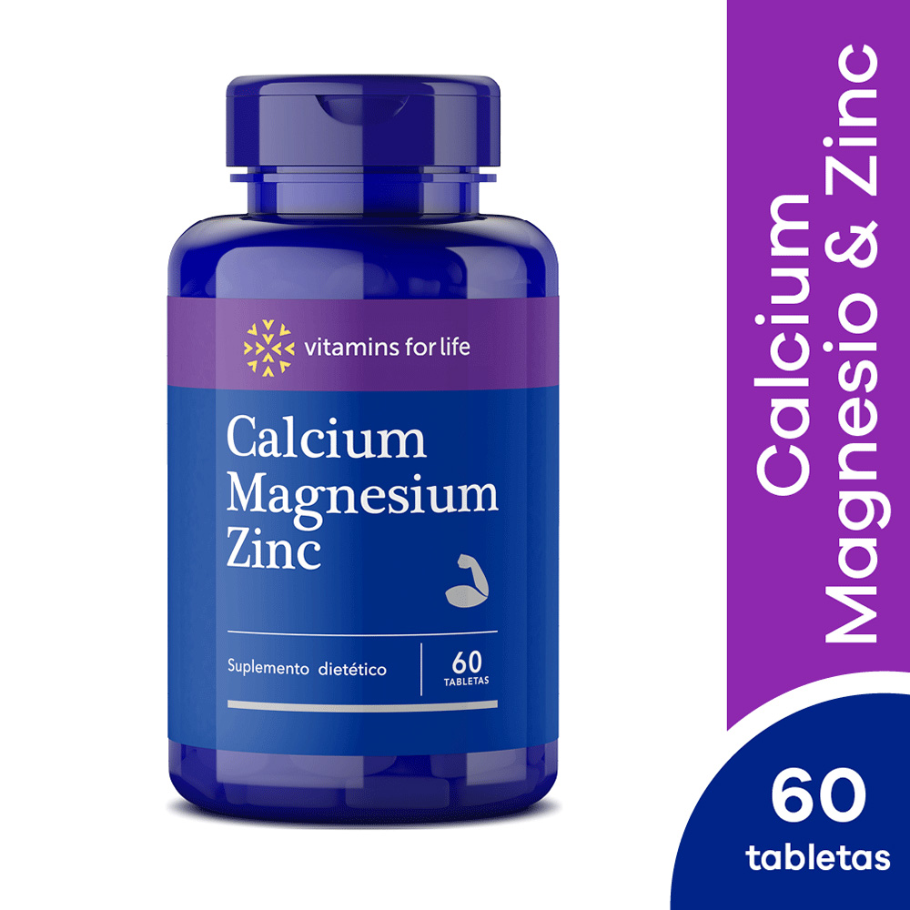 Calcium Magnesium Zinc Tableta Vitamins For Life Inkafarma