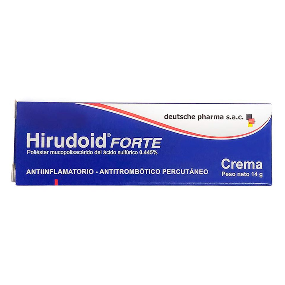 Hirudoid Forte 0 445 Crema Tubo 14g Inkafarma