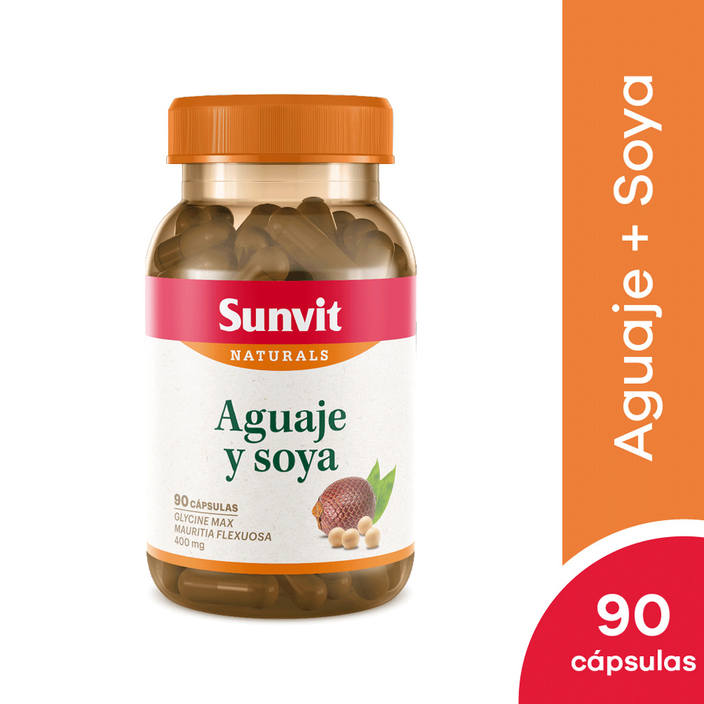 Sunvit Nat Aguaje Soya 350mg Cápsulas Inkafarma