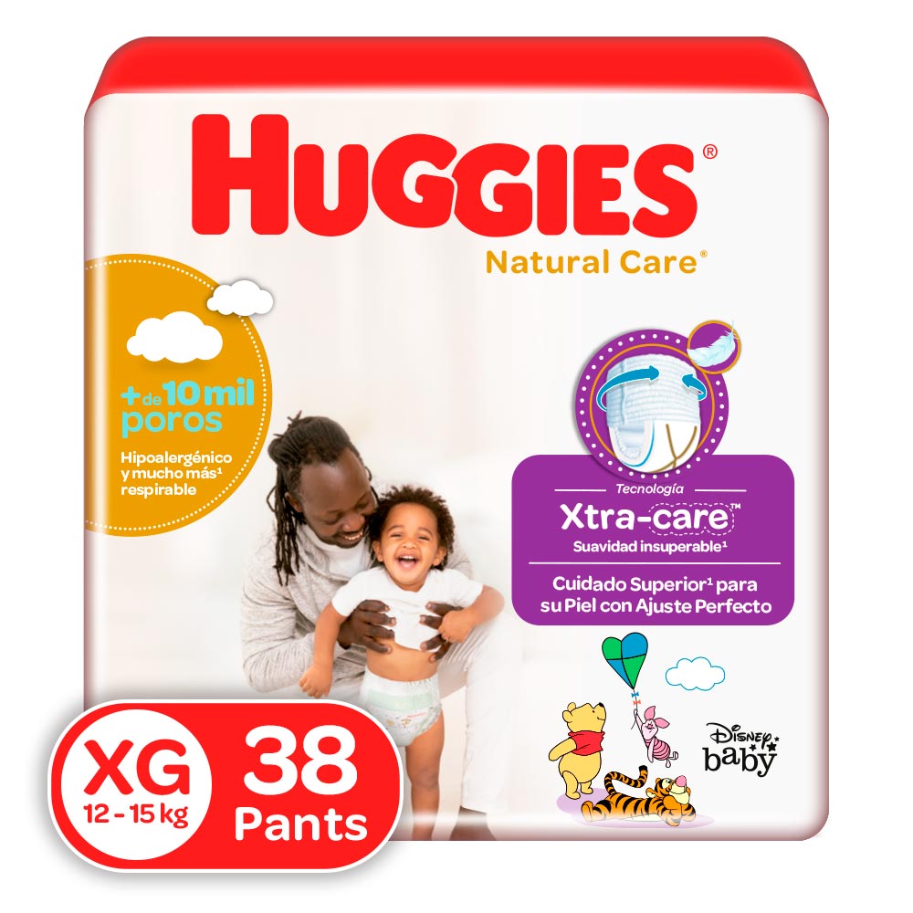 Pañales Tipo Pants Huggies Natural Care XG Inkafarma