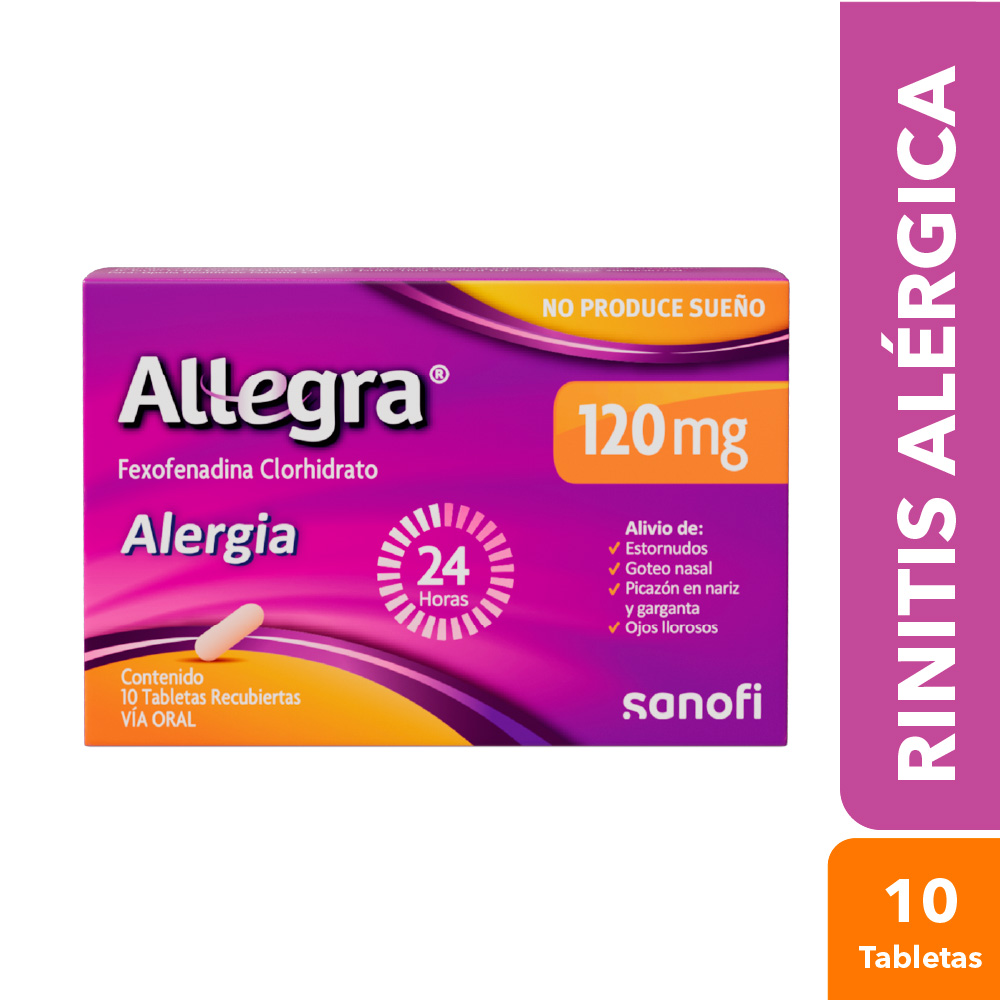 Allegra 120mg Tabletas Recubiertas Inkafarma