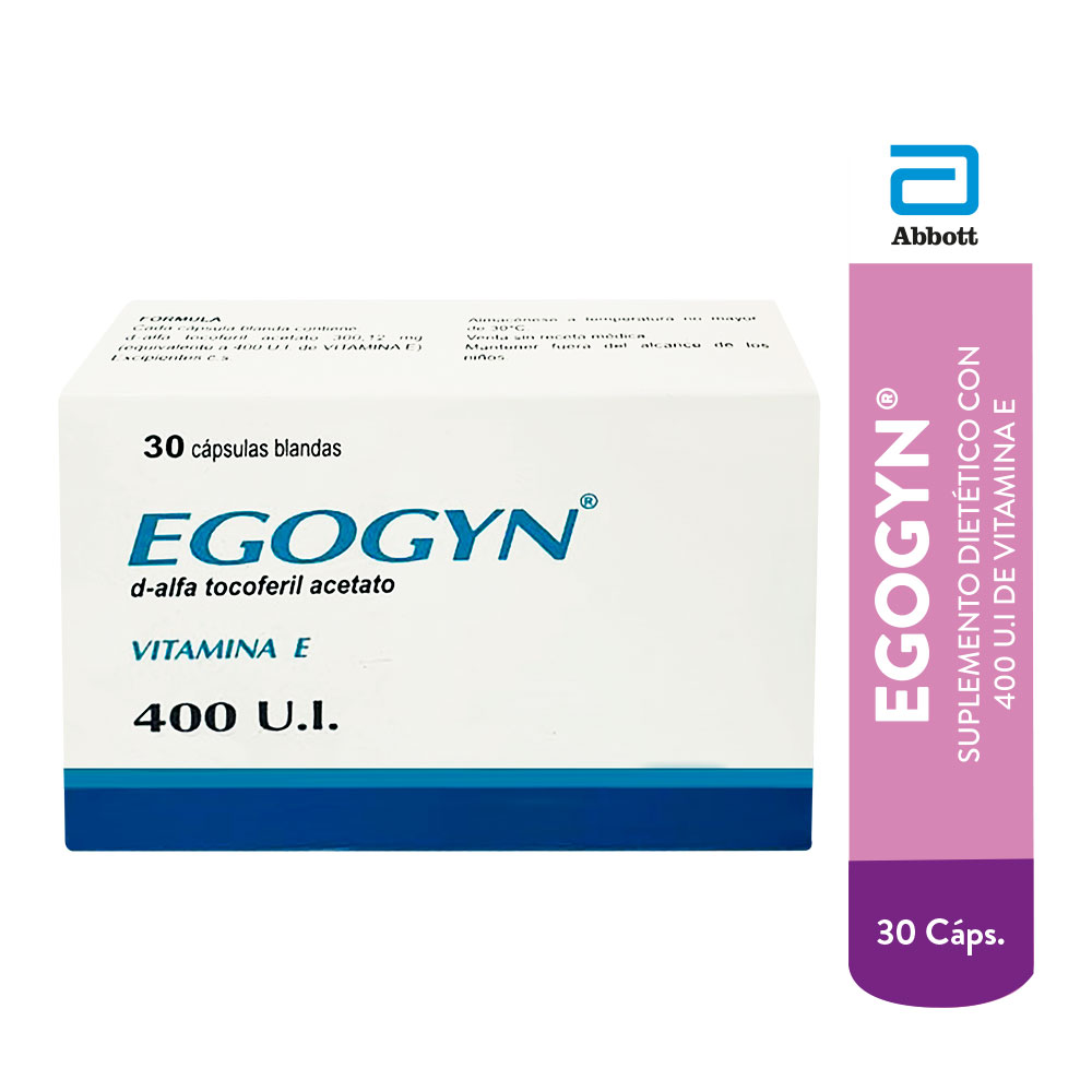 Egogyn 400UI Vitamina E Cápsula blanda 30un Inkafarma