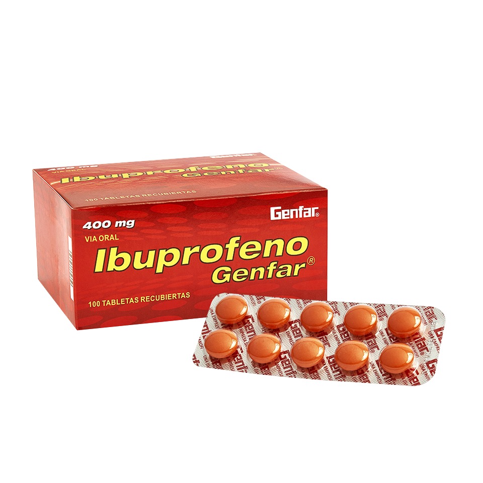 Ibuprofeno 400mg Tableta Recubierta Inkafarma