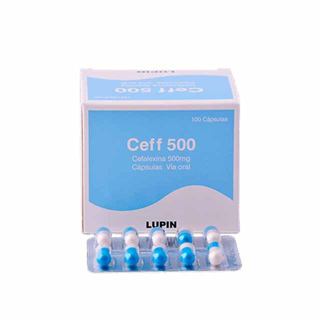 Ceff 500 mg Cápsulas 100 UN Mifarma