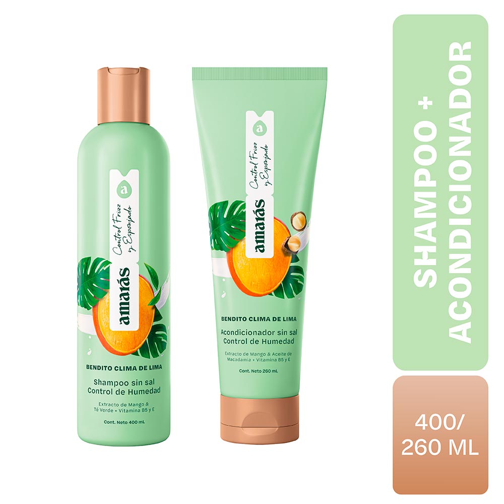 Shampoo Y Acondicionador Amar S Bendito Clima Inkafarma