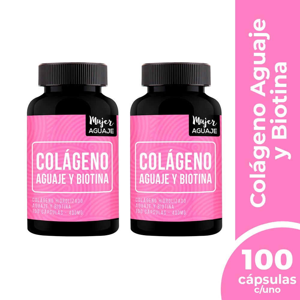 Colágeno Aguaje Biotina 400mg Pack x2 Inkafarma