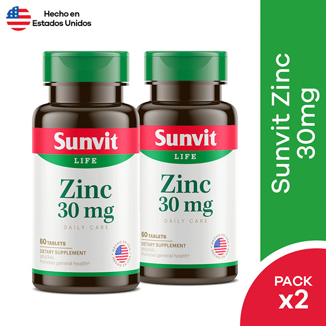 Pack Sunvit Zinc Mg Tableta Mifarma