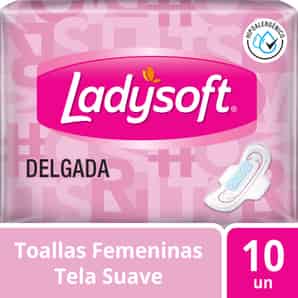 Toallas Higiénicas Delgada Con Alas Ladysoft