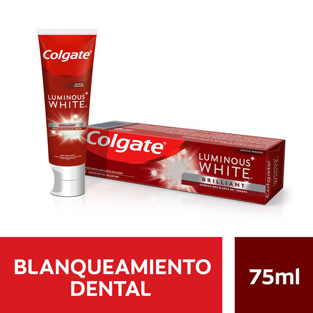 Pasta de dientes blanqueadora Optic tubo 75 ml · COLGATE MAX WHITE