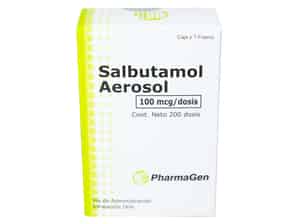 Salbutamol PHG 100 mcg Inhalador - Frasco 200 DSS