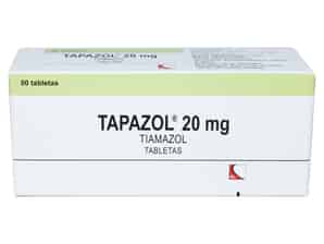 Tapazol 20 mg Tableta - Caja 50 UN