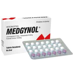 Medgynol 0.15mg+0.03mg Tableta recubierta