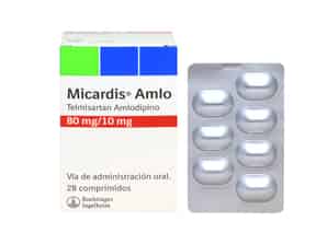 Micardis Amlo 80 mg - 10 mg Comprimido