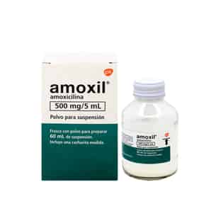 Amoxil 500mg/5ml Polvo Para Suspensión Oral