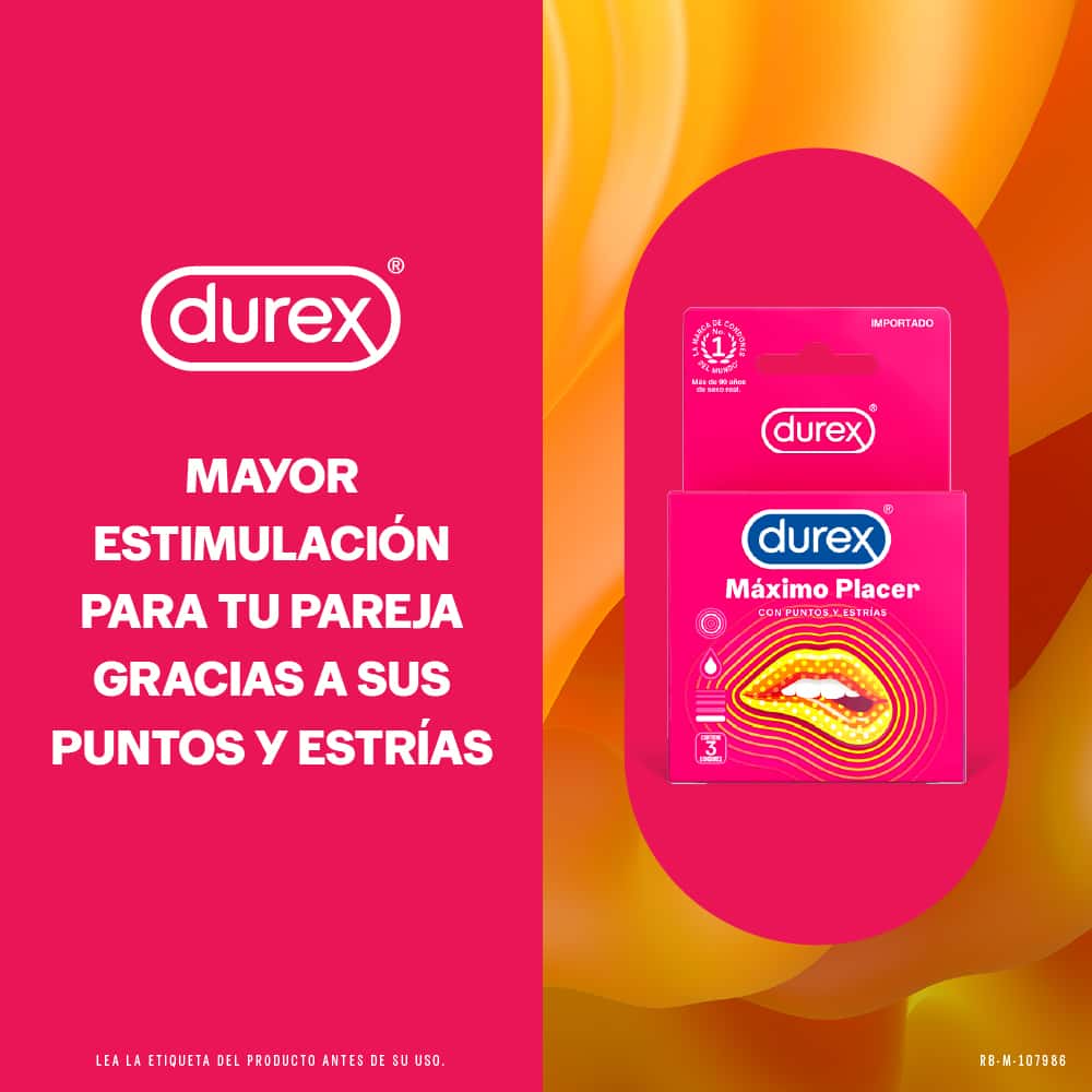 Preservativos Durex Máximo Placer