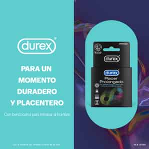 Preservativos Durex Placer Prolongado