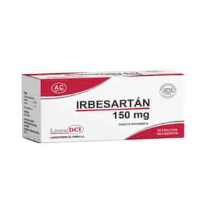 Irbesartan 150 Mg Tabletas - Caja 50 UN