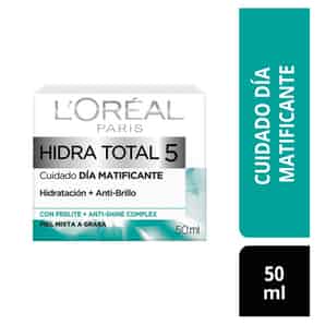Crema Hidratante Matificante L'Oréal Paris Skin Care HidraTotal 5