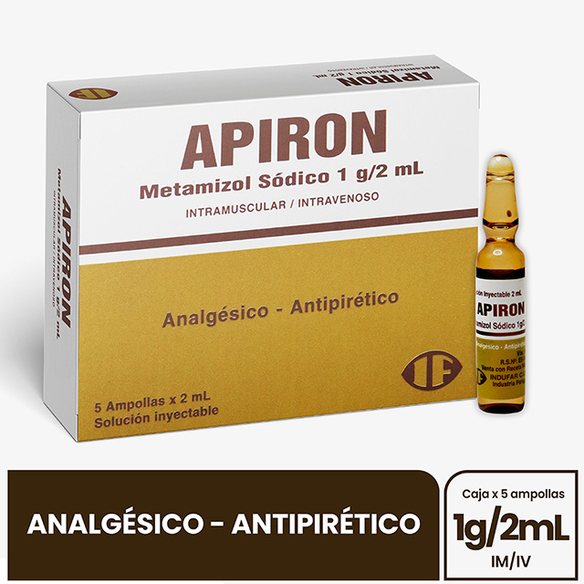 Apiron 1g/2ml Solución Inyectable - Mifarma