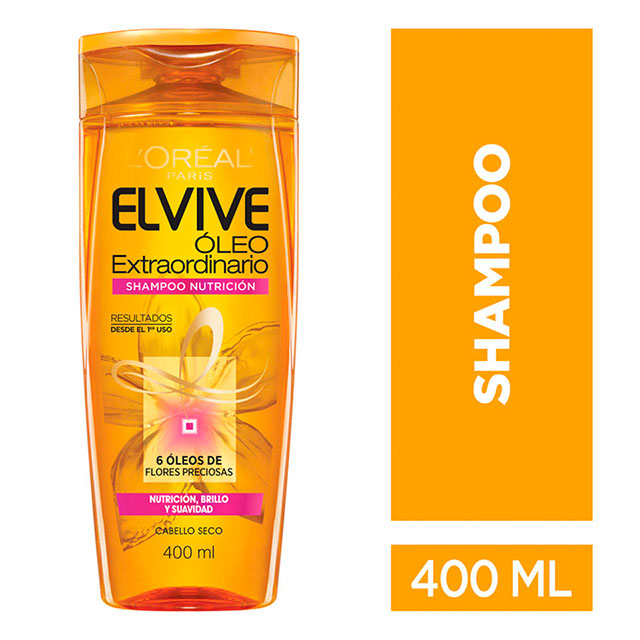 Shampoo Elvive Nutrición Óleo de Flores 400 ML Mifarma