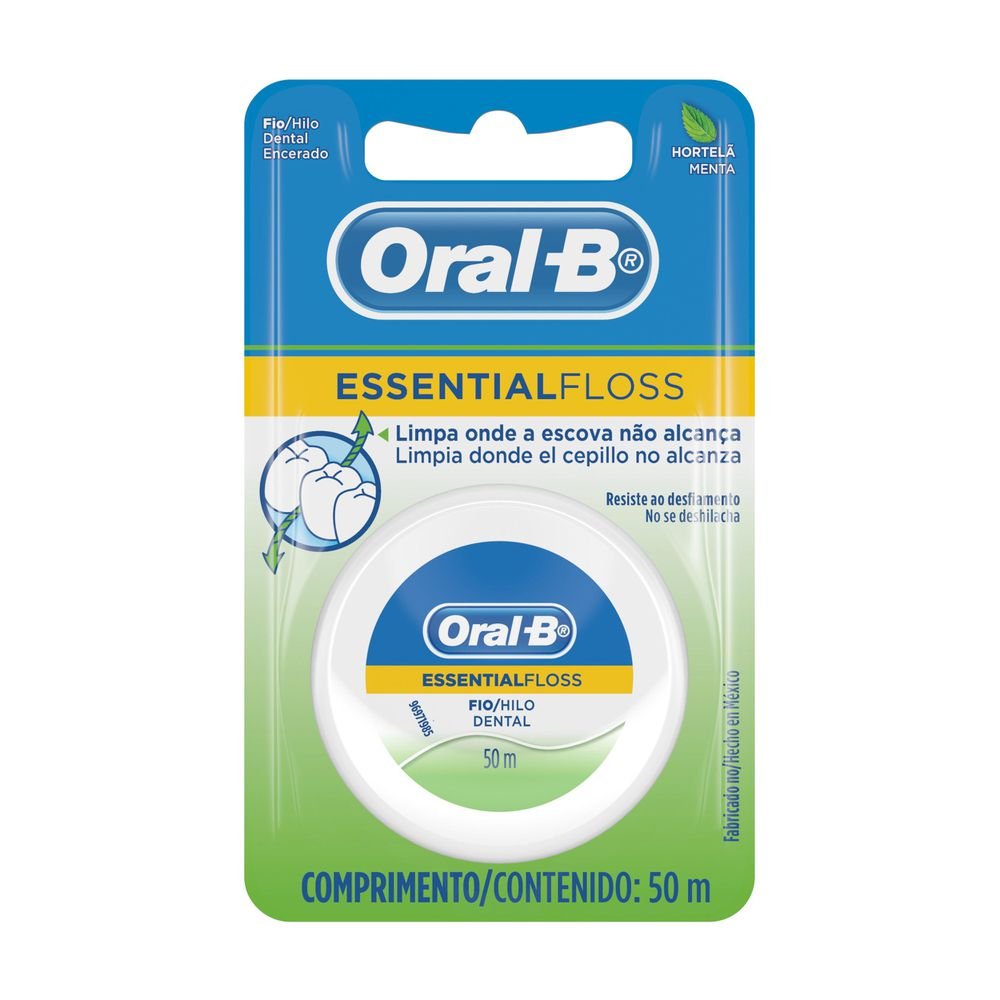 Hilo Dental Oral-B Essential Floss Sabor Menta