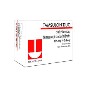 Tamsulon Duo 0.5 - 0.4 Mg Cápsula - Caja 30 UN