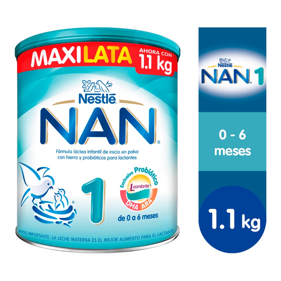 Fórmula Láctea Infantil NAN 1 1.1kg | Inkafarma