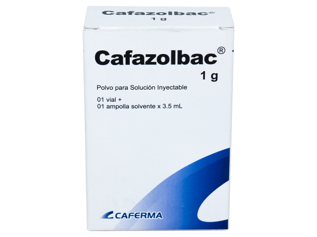 Cafazolbac 1G Polvo Inyectable - Mifarma