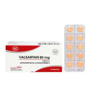 Valsartán ACF 80 Mg Tableta - Caja 30 UN