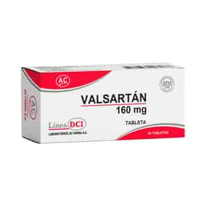 Valsartan ACF 160 Mg Tabletas - Caja 30 UN