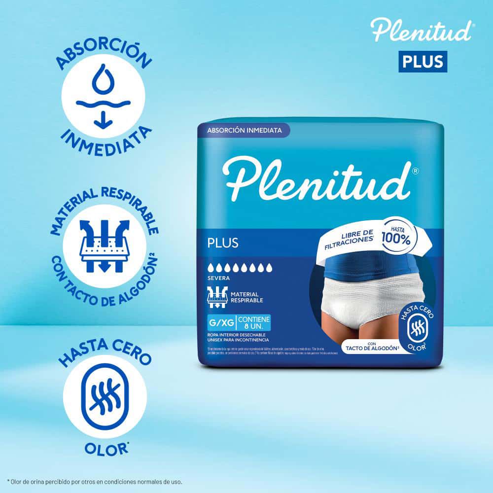 Ropa Interior Plenitud Protect Plus Talla GXG Pañal Adulto