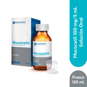 Mucocetil 100mg/5ml Solución Oral