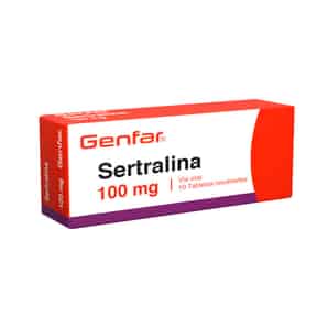 Sertralina 100mg Tableta Recubierta