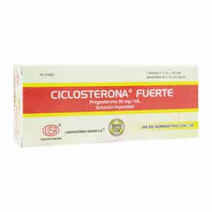 Ciclosterona Fuerte 50 Mg/Ml +Jeringa Descartable - Caja 1 UN