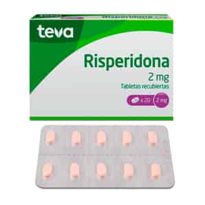 Risperidona Teva 2mg Tableta Recubierta