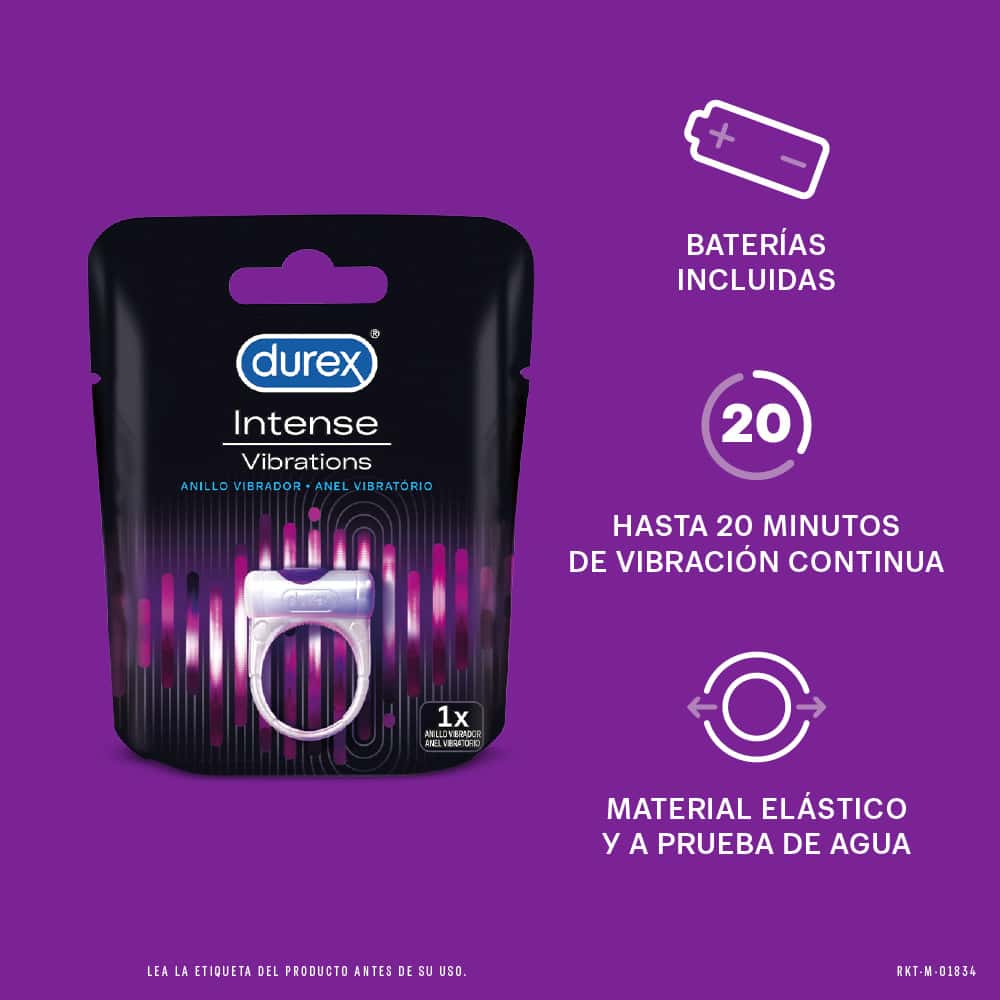 Anillo Vibrador Durex Play 1 UN - Mifarma Anillo Vibrador Durex Play 1 UN - Mifarma