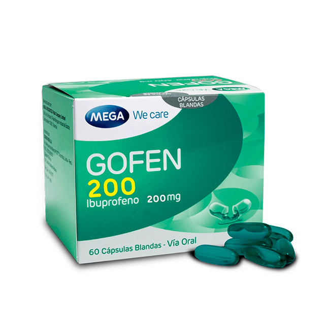 Gofen 200 Mg Cápsula Blanda Caja 60 UN Mifarma