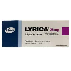 LYRICA 25MG CAPSULA