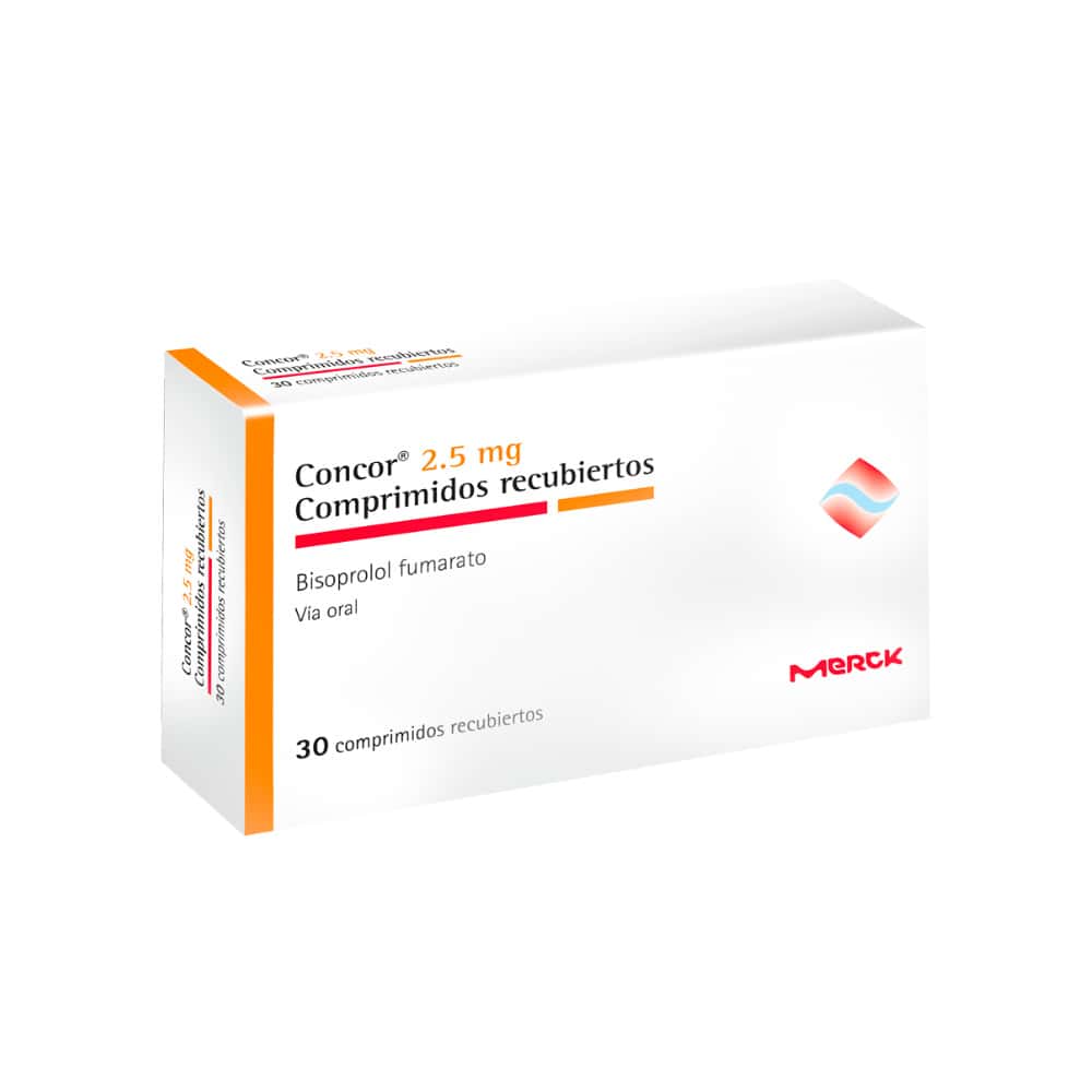 Concor 2.5mg Comprimido Recubierto | Inkafarma