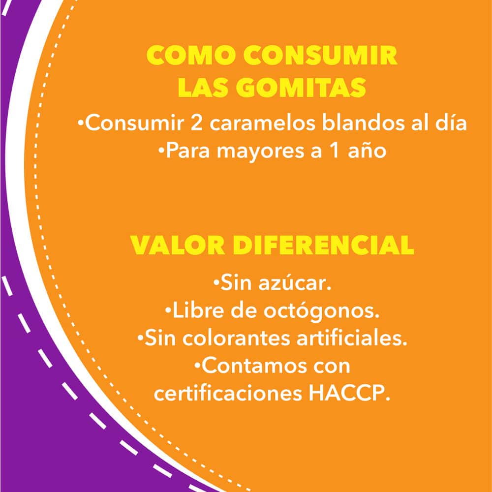Citrato de Zinc - Gomix Zinc - 60 Caramelos Blandos - GOMIX