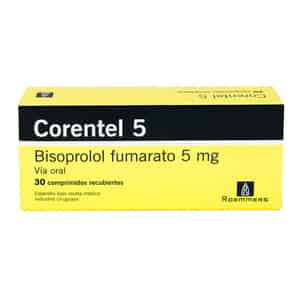 Corentel 5mg Comprimido Recubierto - Caja 30 UN