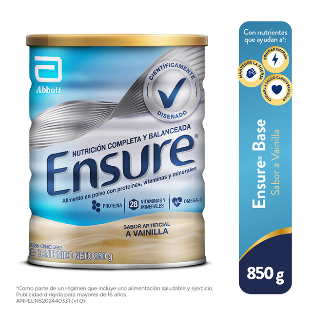 Ensure Polvo Sabor Vainilla Lata 850 G Mifarma