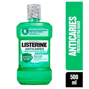 Enjuage Bucal Listerine Anticaries Zero Alcohol Sabor a Menta