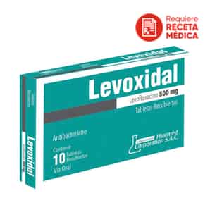 Levoxidal 500mg Tabletas