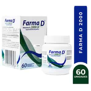 Farma D 2000UI Cápsula blanda