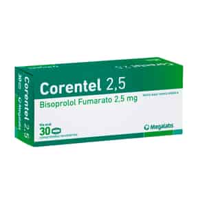 Corentel 2.5mg Comprimido Recubierto - Caja 30 UN